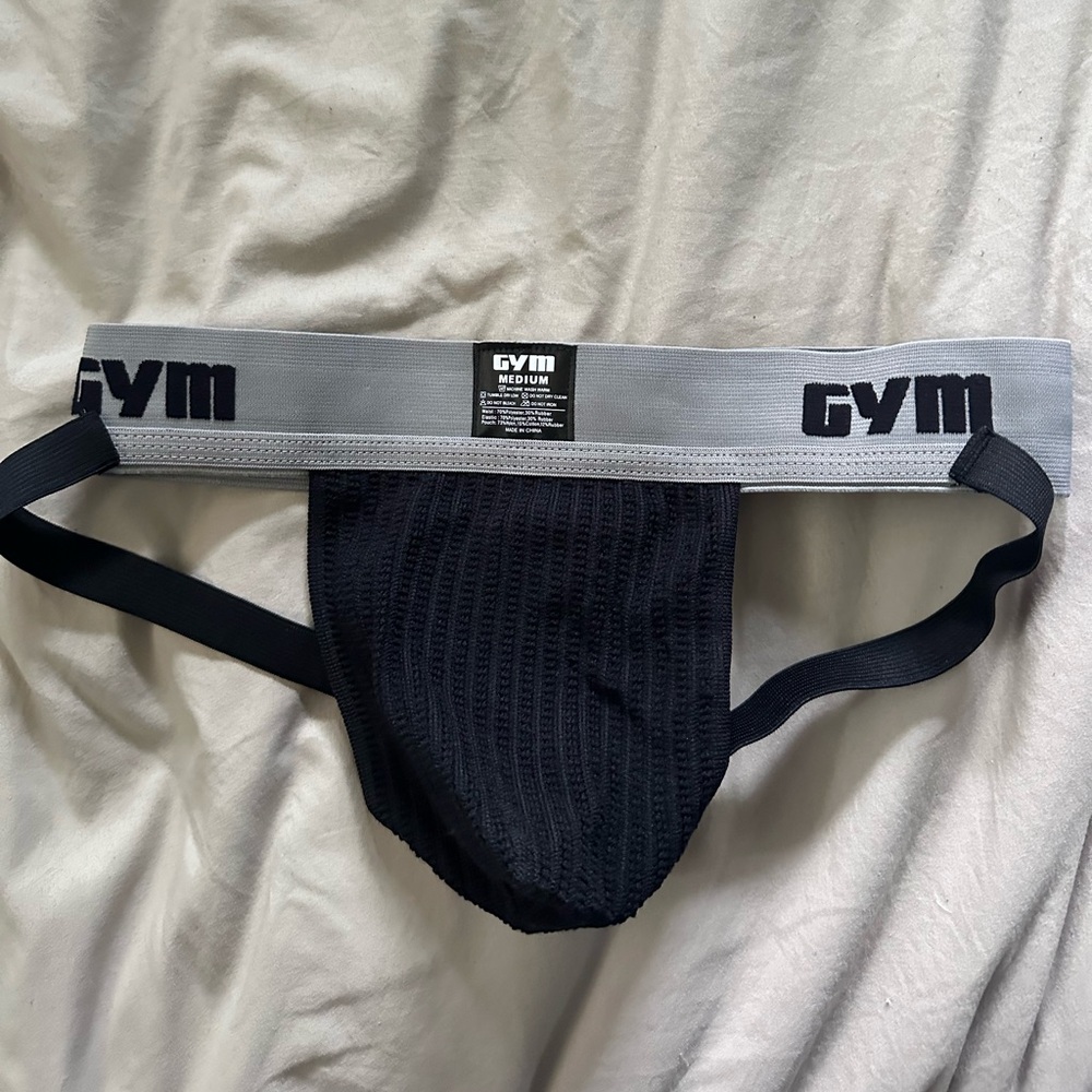 Black and Gray Men's Jockstrap